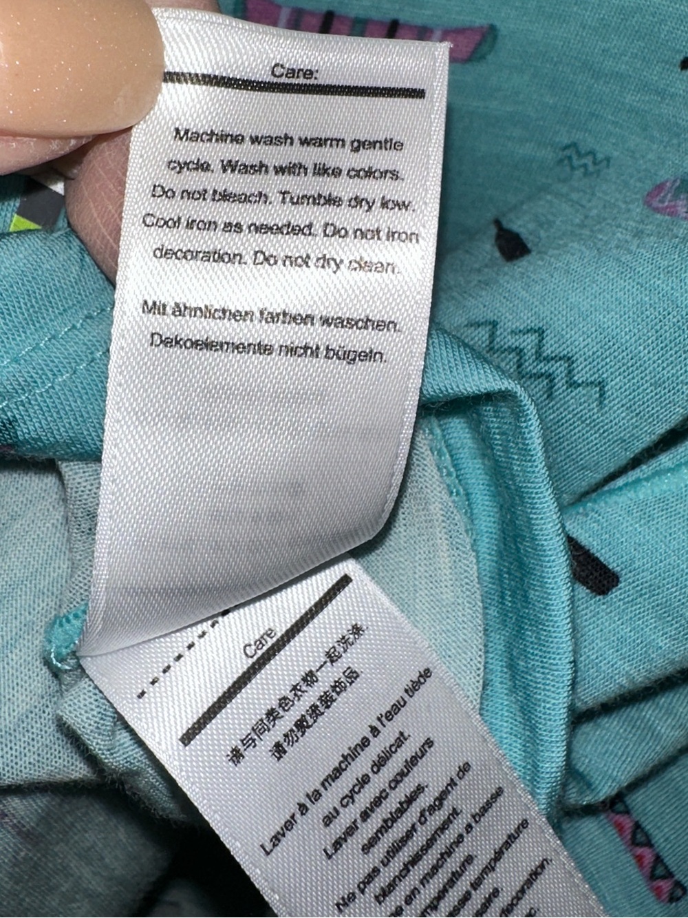 Smartwool Merino 150 Base Layer Print Short Sleeve Tee in Nile Blue - Picture 10 of 11
